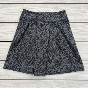 Loft | Women’s A-Line Black/Gray Skirt